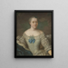 Hedvig Charlotta Nordenflycht 1718–1763 - Johan Stålbom — cuadro enmarcado en la pared