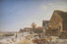 Strandvejen en Vedbæk, tarde de invierno - Johan Stroe — vista de la obra