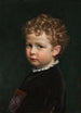 Niño con cabello rizado - Johan Vilhelm Gertner — vista de la obra