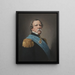 Ludwig Manderström 1806–1873 - Johan Vilhelm Gertner — cuadro enmarcado en la pared