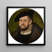 Johann le Constant, Elector of Saxony - Lucas Cranach the Elder — framed artwork on a wall