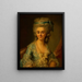 Retrato de Élisabeth Collineau-Pelletreau - Johann Julius Heinsius — cuadro enmarcado en la pared