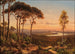 Vista de Dresde al atardecer - Johann Anton Castell — vista de la obra