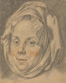 Cabeza de una matrona - Johann Anton Tischbein — vista de la obra