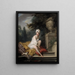 The Bather - Johann Anton de Peters — framed artwork on a wall