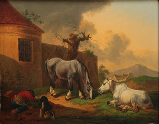 Johann Baptist Dallinger von Dalling - Horses.webp