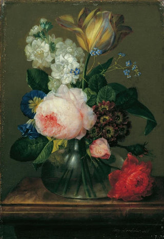 Johann Baptist Drechsler - Kleines Blumenstillleben.webp