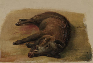 Johann Baptist Kirner - Erschossener Eber.webp