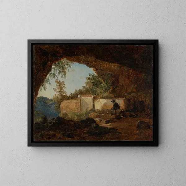 Grotte - Johann Baptist Kirner — cuadro enmarcado en la pared