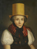 Retrato de Maria Kreuzer nacida Laule en traje tradicional - Johann Baptist Laule — vista de la obra