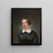 Retrato de Pauline Rogg nacida Tritscheller - Johann Baptist Laule — cuadro enmarcado en la pared