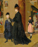 window shopping on Schleifmühlgasse, at the corner of Wienstrasse - Johann Baptist Reiter — artwork view