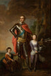 Franciszek Ksawery Branicki with his sons Aleksander and Władysław - Johann Baptist von Lampi the Elder — artwork view