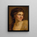 Portrait of a Woman - Johann Baptist von Lampi the Elder — framed artwork on a wall