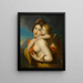a Nymph carrying Cupid across a river - Johann Baptist von Lampi the Elder — framed artwork on a wall