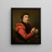 Retrato de Paweł Grabowski 1759-1794 - Johann Baptist von Lampi el Viejo — cuadro enmarcado en la pared