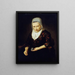 Vieja Mujer Orando - Johann Bernhard Scheffer — cuadro enmarcado en la pared