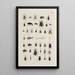 Archivos de la historia de los insectos Pl25 - Johann Caspar Füssli — cuadro enmarcado en la pared