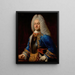 Portrait of Prince Georg Albrecht of East Frisia - Johann Conrad Eichler — framed artwork on a wall