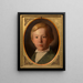 Eugen Staub, young painter and art dealer - Johann Erlinger — framed artwork on a wall