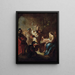 Adoration of the Kings - Johann Evangelist Holzer — framed artwork on a wall