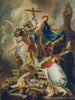 Victoria del cristianismo sobre el paganismo - Johann Evangelist Holzer — vista de la obra