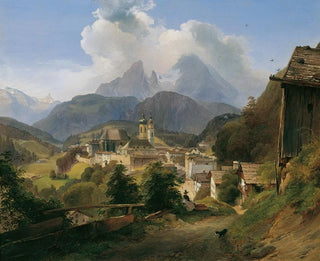 Johann Fischbach - Berchtesgaden mit dem Watzmann.webp