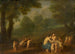Venus y Adonis escena de amor - Johann Friedrich Gerhard — vista de la obra