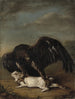 Águila atrapando un liebre - Johann Friedrich Grooth — vista de la obra