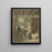 A family that says grace - Johann Friedrich Morgenstern — framed artwork on a wall