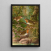 Erithacus rubeculus - Johann Friedrich Naumann — framed artwork on a wall