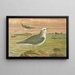 Fulmarus glacialis, petrel fulmar - Johann Friedrich Naumann — cuadro enmarcado en la pared