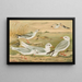 Larus minutus Pall, Larus ridibundus, Larus melanocephalus Natt, Larus Philadelphia Ord - Johann Friedrich Naumann — cuadro enmarcado en la pared