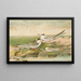 Sterna minuta Sterna macrura Sterna hirundo - Johann Friedrich Naumann — cuadro enmarcado en la pared
