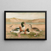 Tadorne de Belon - Johann Friedrich Naumann — framed artwork on a wall