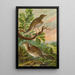 Turdus musicus Turdus pilaris - Johann Friedrich Naumann — framed artwork on a wall