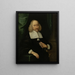 Retrato de Hans Hector von Holzhausen - Johann Friedrich Trescher — cuadro enmarcado en la pared