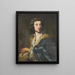 El escultor Paul Egell - Johann Georg Dathan — cuadro enmarcado en la pared