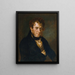 Retrato de un caballero - Johann Georg Edlinger — cuadro enmarcado en la pared