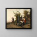 The mole game - Johann Georg Meyer von Bremen — framed artwork on a wall