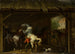 Horse wrapped in the stable - Johann Georg Pforr — artwork view