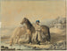 turco con dos caballos junto al río - Johann Georg Pforr — vista de la obra