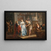 Alexandre remettant Kampaspe au peintre Apelle - Johann Georg Platzer — framed artwork on a wall