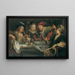 Diversión después de la comida - Johann Georg Platzer — cuadro enmarcado en la pared