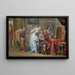 La Lettre d'amour - Johann Georg Platzer — cuadro enmarcado en la pared