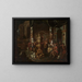 In the painter's studio - Johann Georg Platzer — framed artwork on a wall