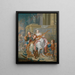 Outdoor Music Society Painting - Johann Georg Platzer — framed artwork on a wall