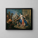 Reproduction Rebekka at the well - Johann Georg Platzer — framed artwork on a wall