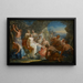 Le bain de Diane - Johann Georg Platzer — framed artwork on a wall