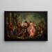 Los placeres de las estaciones Otoño - Johann Georg Platzer — cuadro enmarcado en la pared